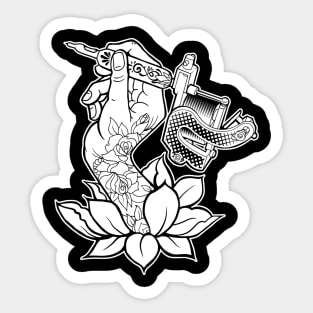 LET'S GET TATTOOED Sticker